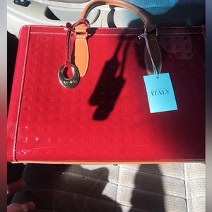 Arcadia handbag genuine leather made in Italy